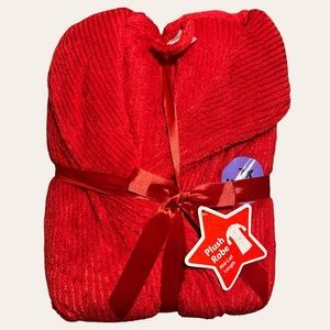 Red Plush Robe Size 2X